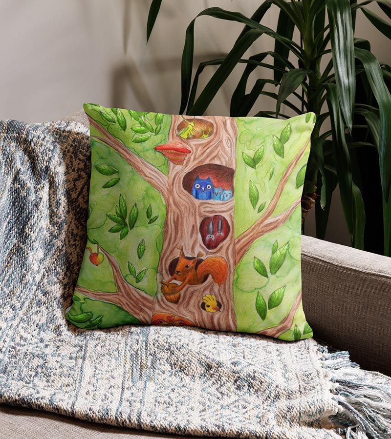 Produkt-Mockup 4: Kissen